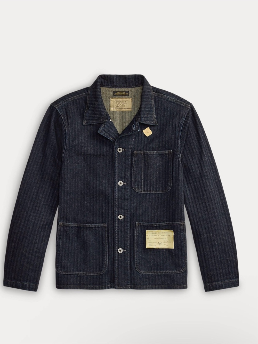 adidas Dark Indigo Striped Work Jacket